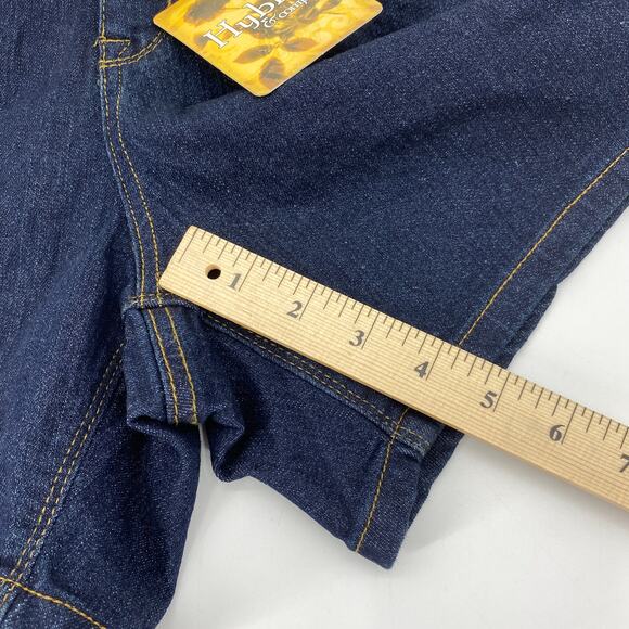 New HYBRID & CO Blue Denim 5 Pocket Stretch Shorts Women's Sz 14 - Picture 6 of 6